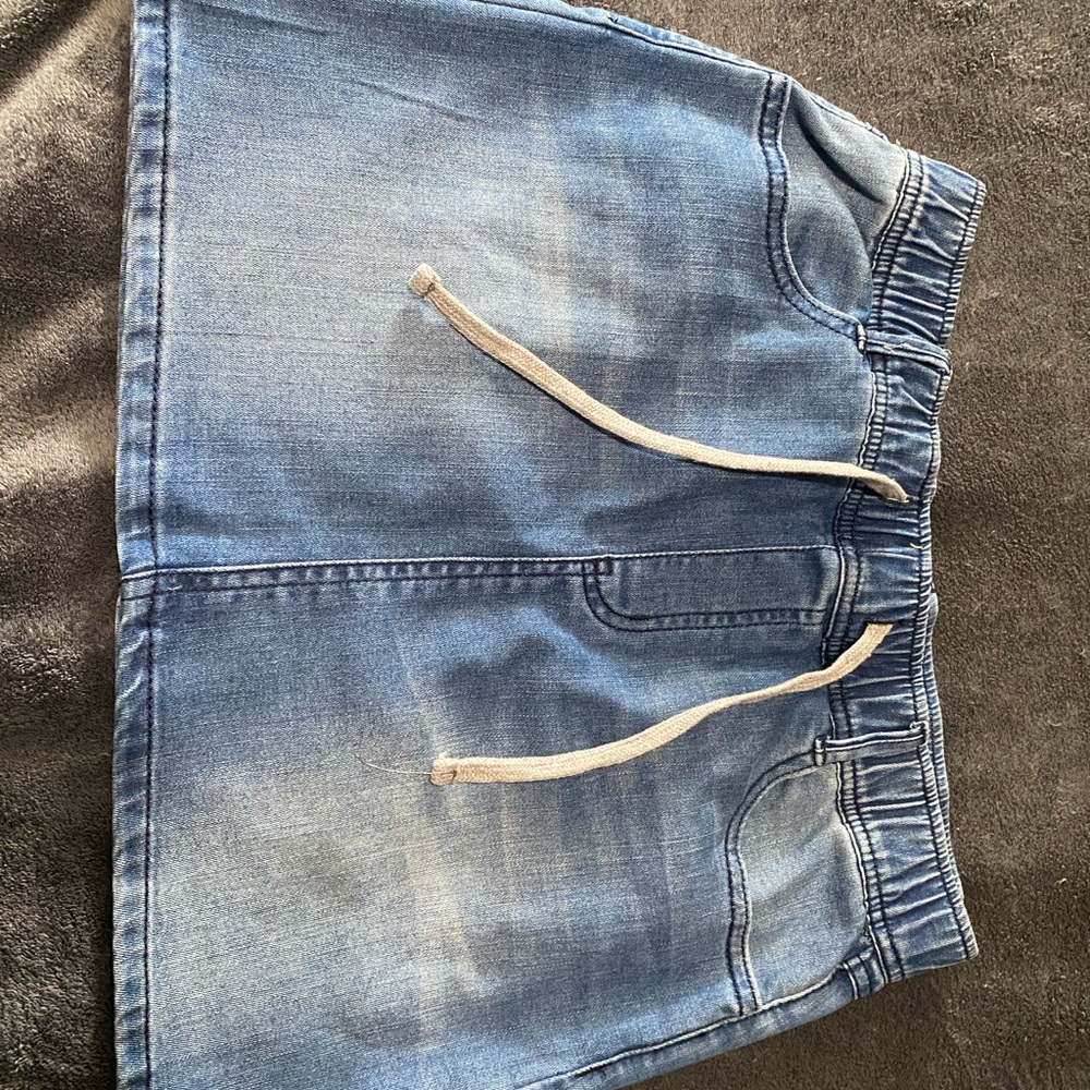 Jean skirt stretch size L NEW